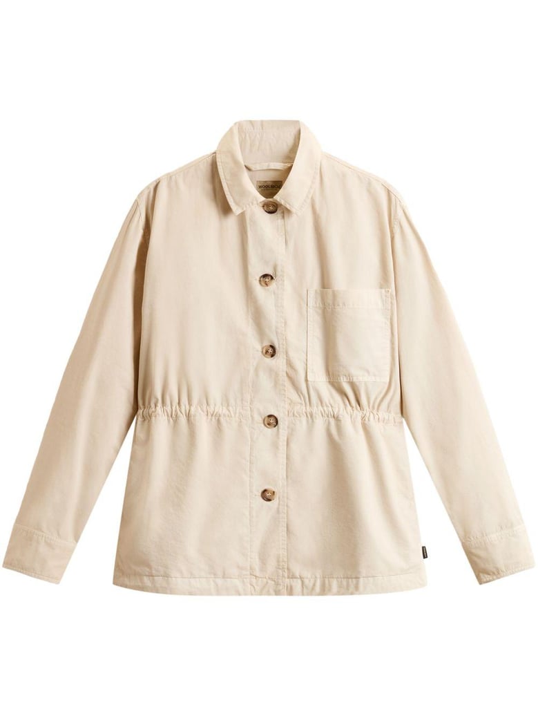 cotton shirt jacket by Selfnex