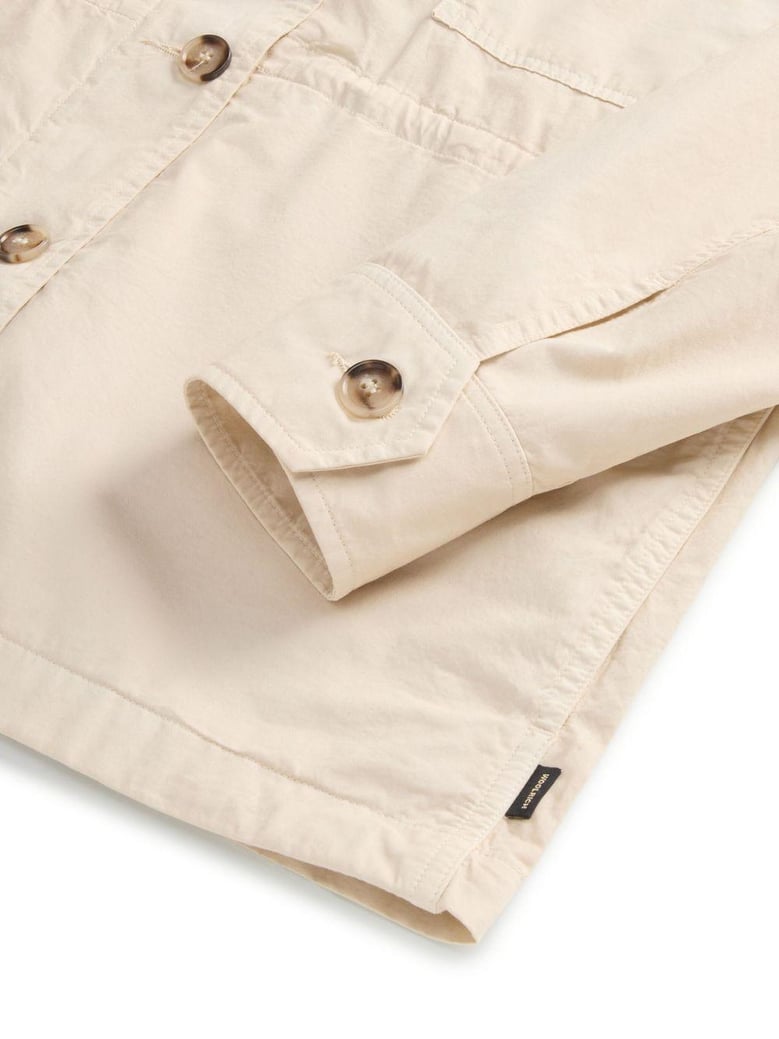 cotton shirt jacket by Selfnex