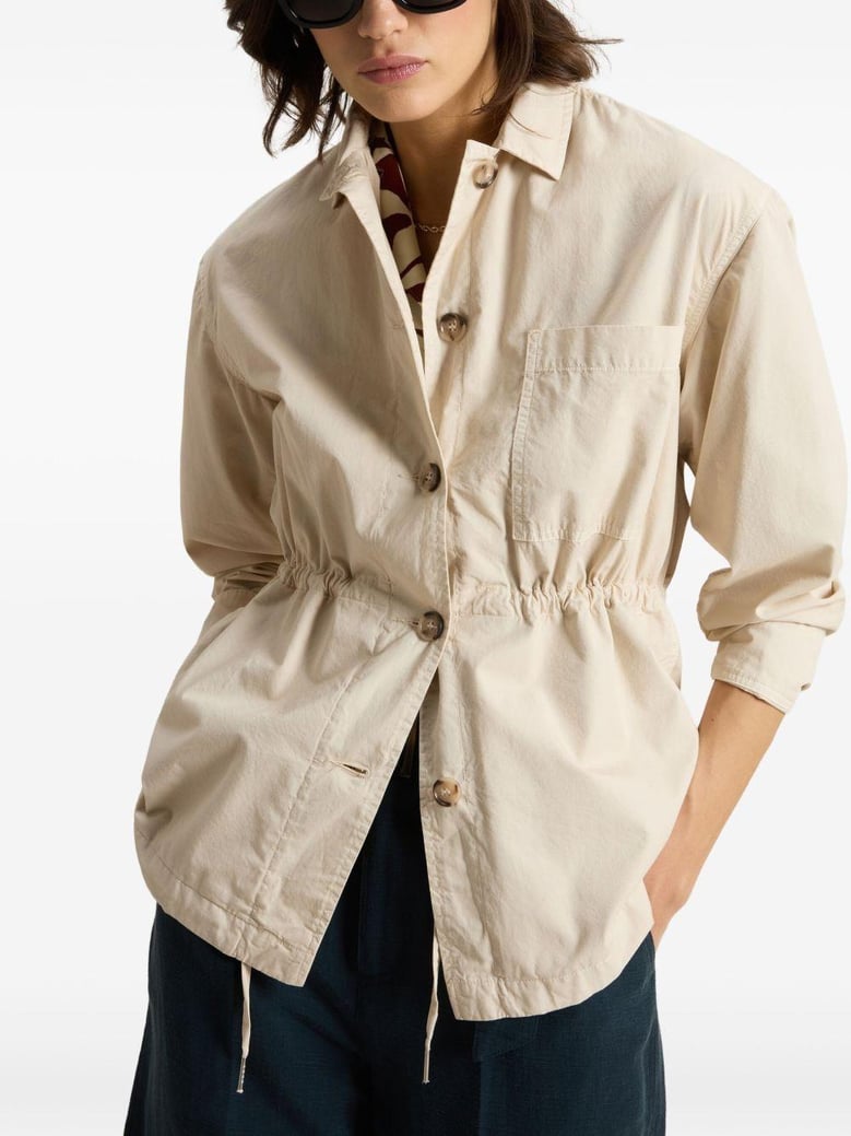 cotton shirt jacket by Selfnex