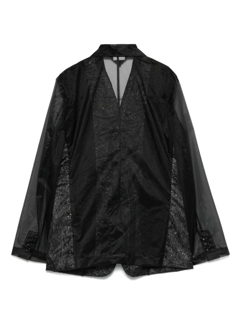 chiffon blazer jacket by Selfnex
