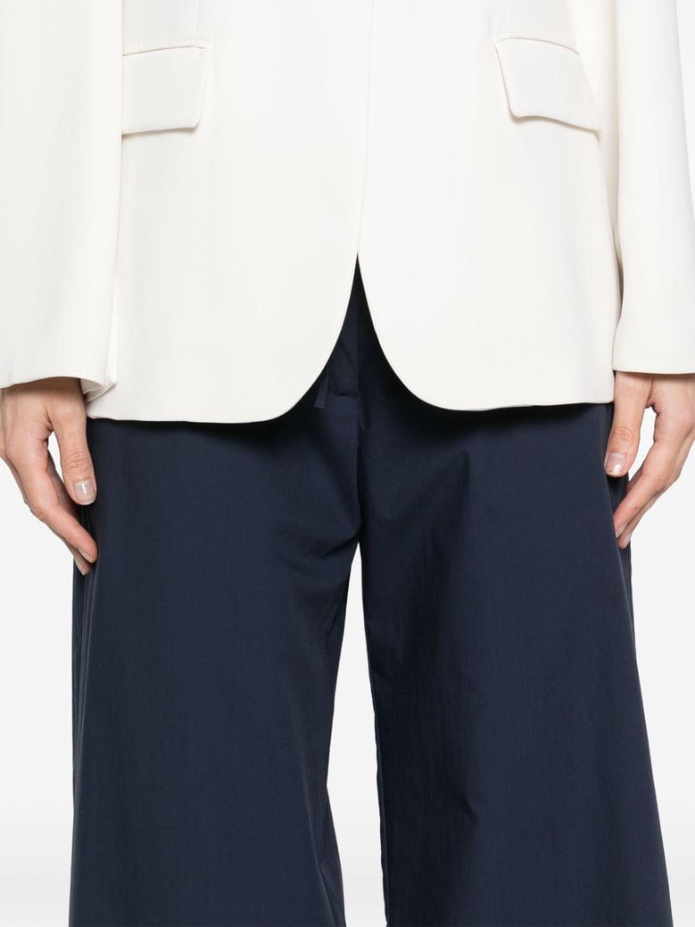 cotton wide-leg trousers by Selfnex