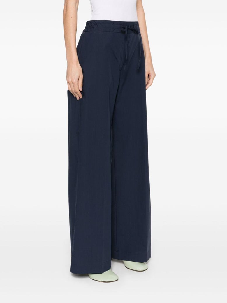 cotton wide-leg trousers by Selfnex