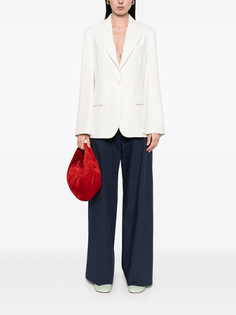 cotton wide-leg trousers by Selfnex