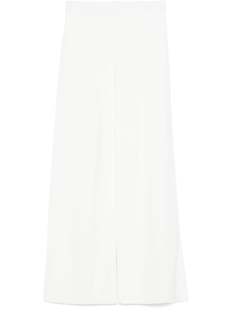 knitted flared trousers by Selfnex