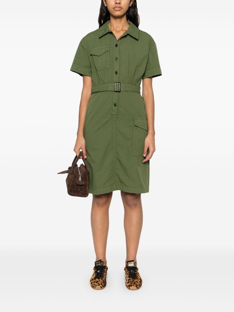 cotton shirt dress by Selfnex