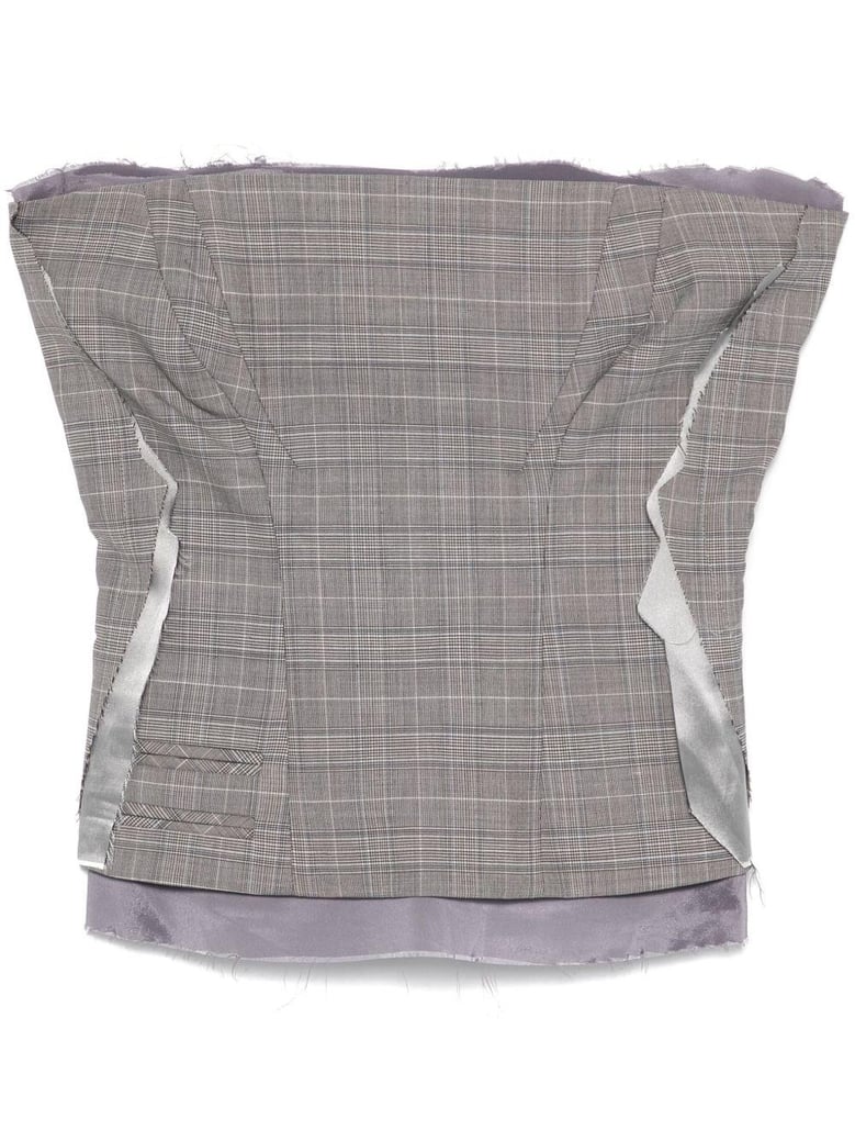 wool blend corset by Selfnex