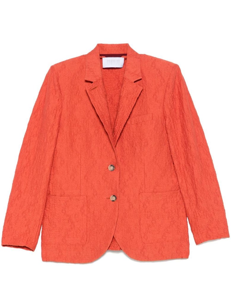 cotton blend blazer jacket by Selfnex