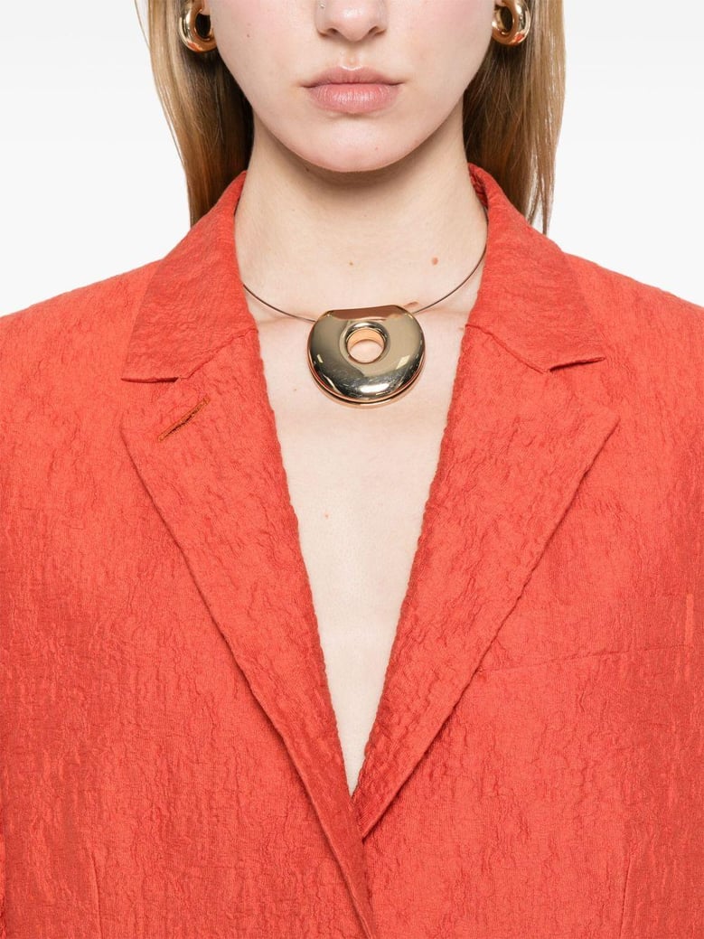 cotton blend blazer jacket by Selfnex