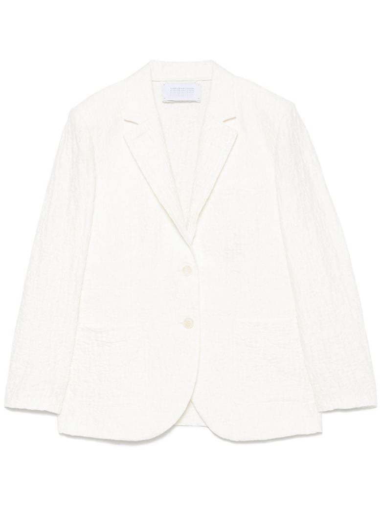 cotton blend blazer jacket by Selfnex