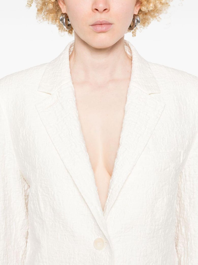 cotton blend blazer jacket by Selfnex