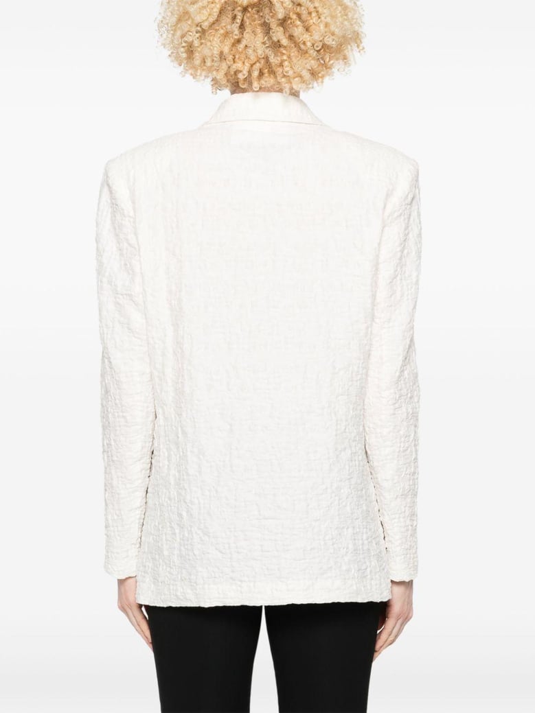 cotton blend blazer jacket by Selfnex