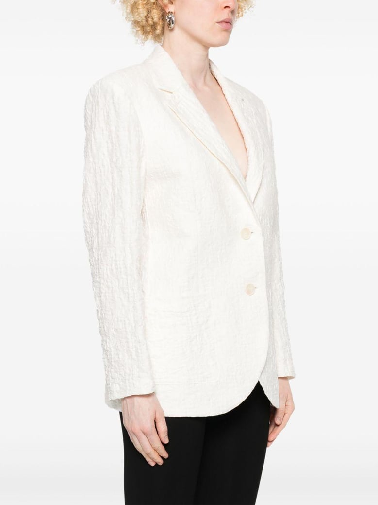 cotton blend blazer jacket by Selfnex
