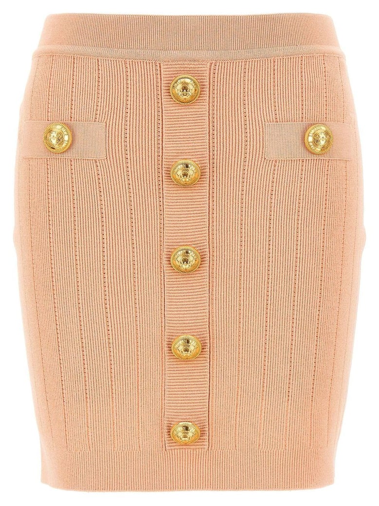 knitted mini skirt by Selfnex