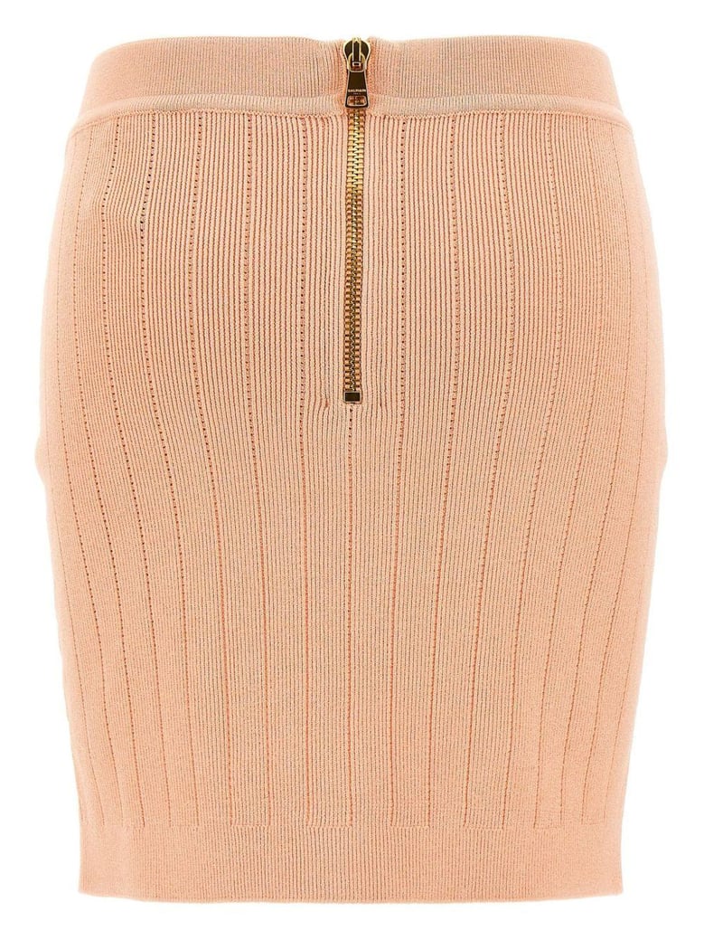 knitted mini skirt by Selfnex