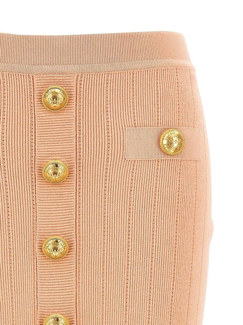 knitted mini skirt by Selfnex