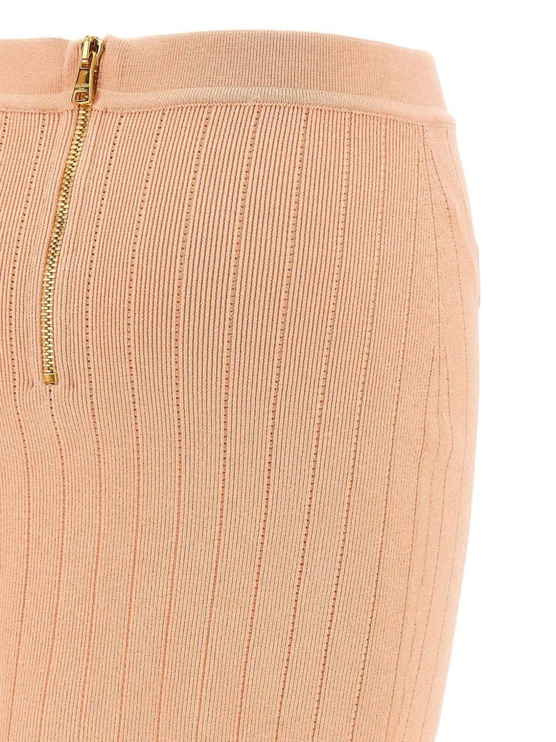 knitted mini skirt by Selfnex
