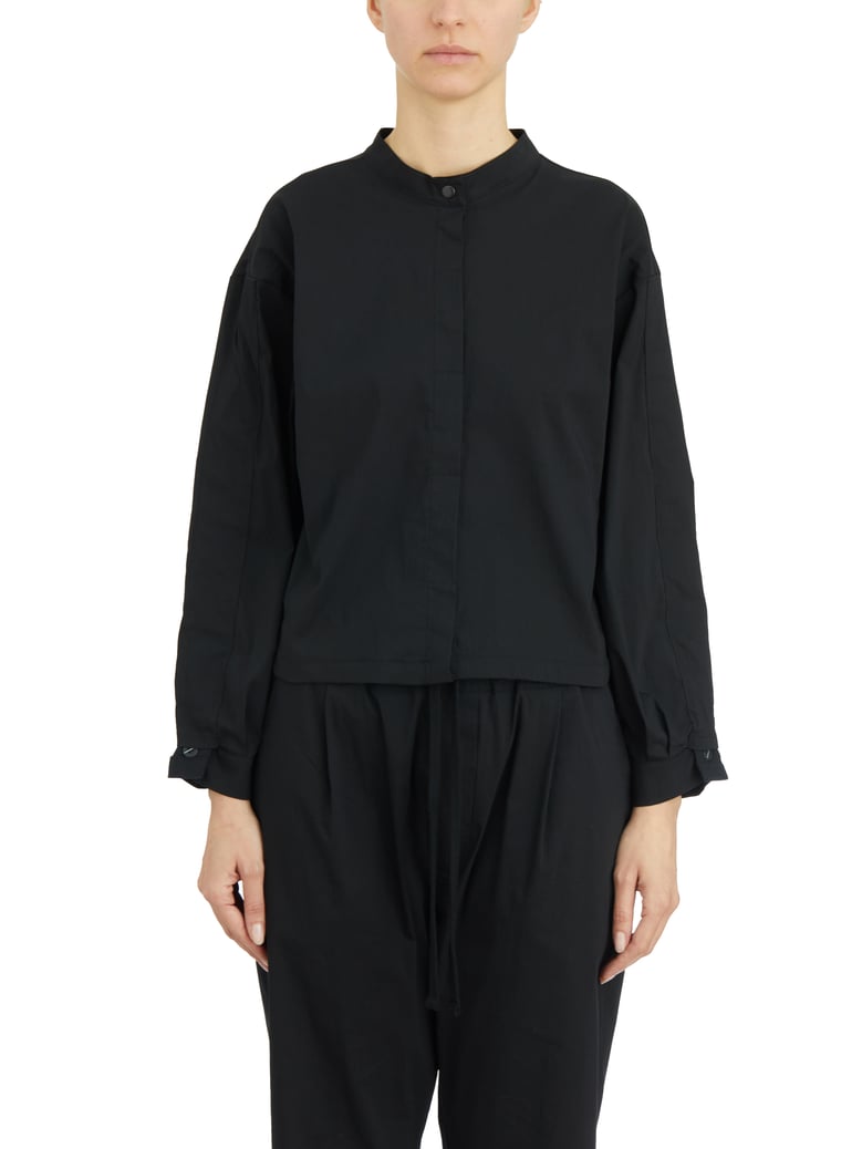 high neck cotton shirt by Selfnex