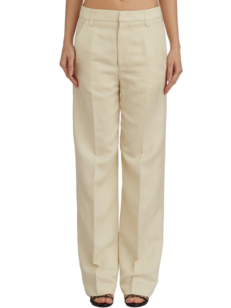 reina trousers in viscose and linen by Selfnex