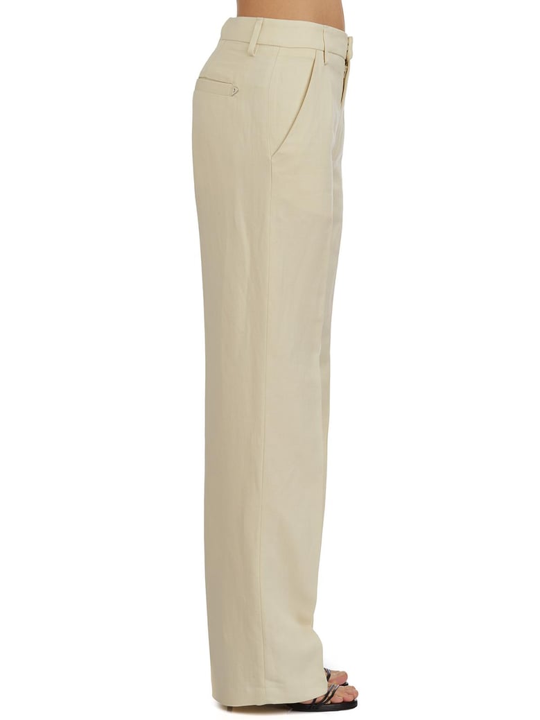 reina trousers in viscose and linen by Selfnex