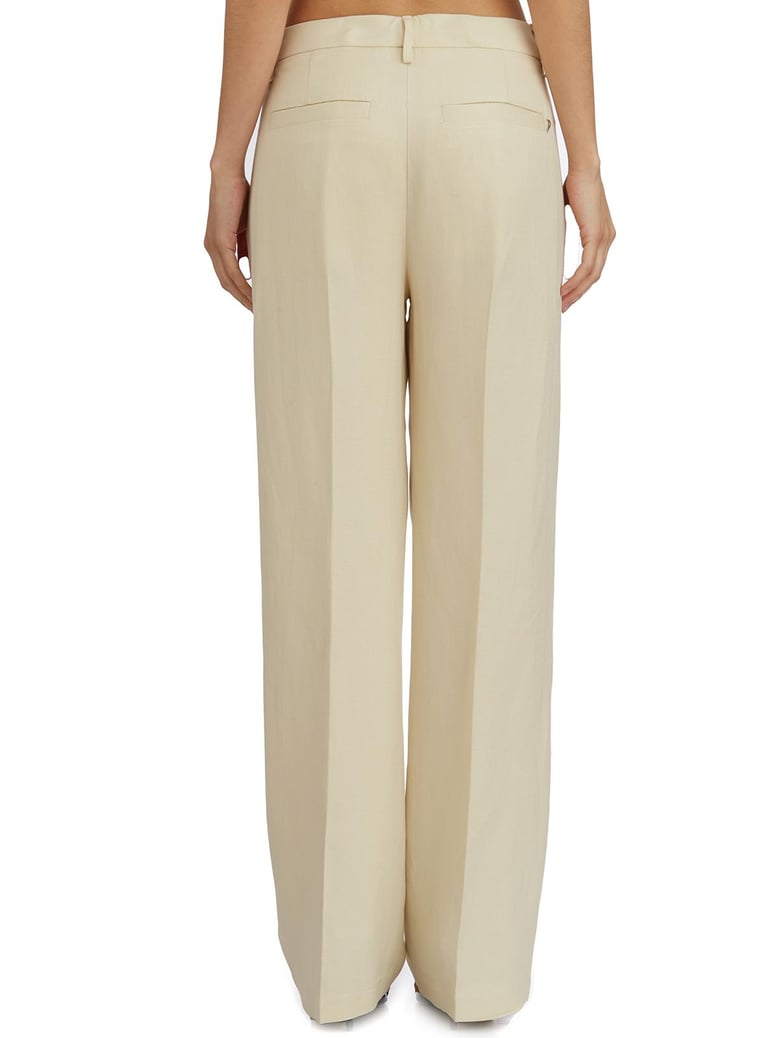reina trousers in viscose and linen by Selfnex