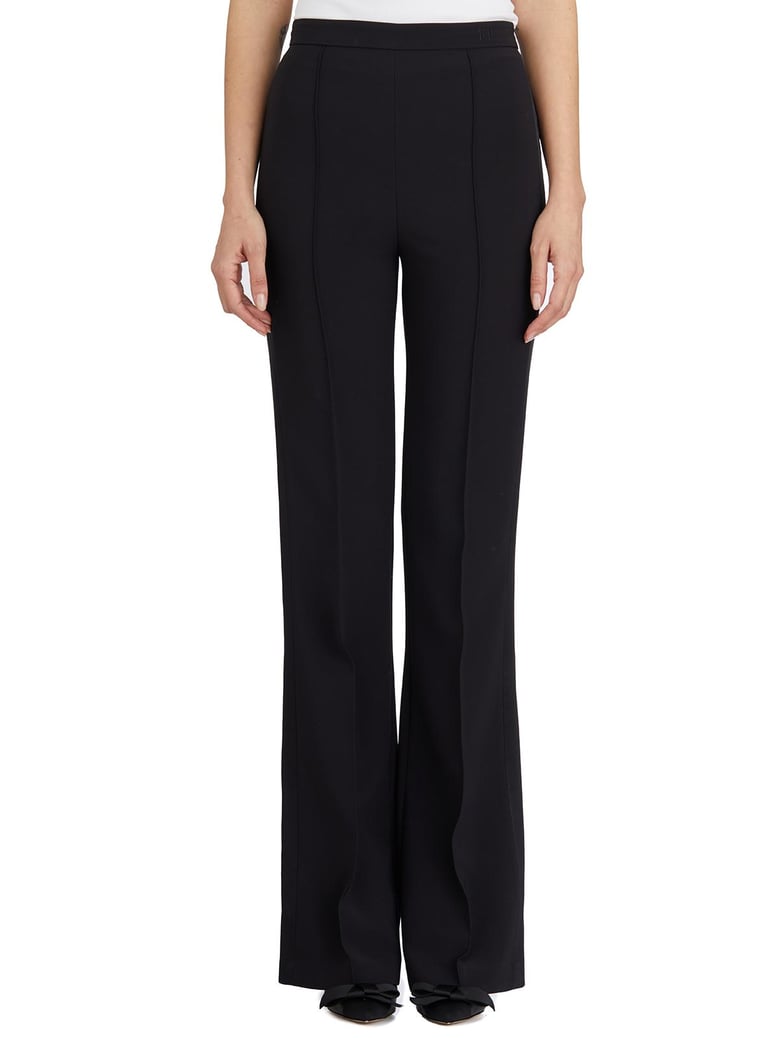 crepe palazzo pants by Selfnex