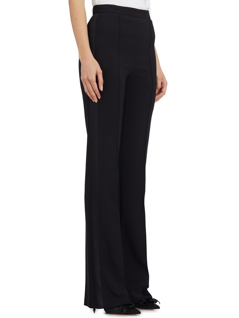 crepe palazzo pants by Selfnex