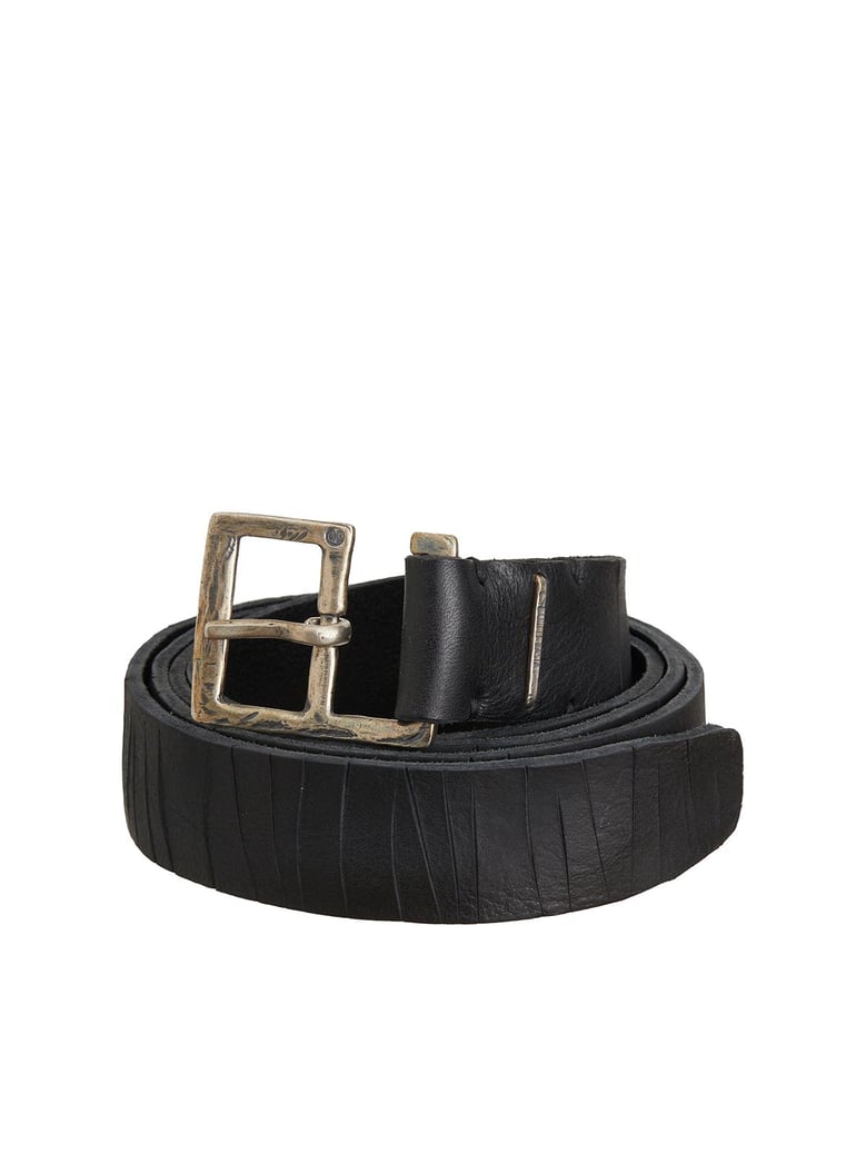 3cm bull leather belt by Selfnex