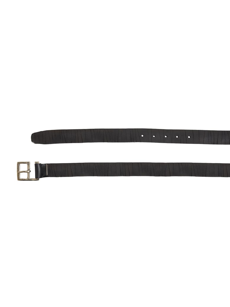 3cm bull leather belt by Selfnex