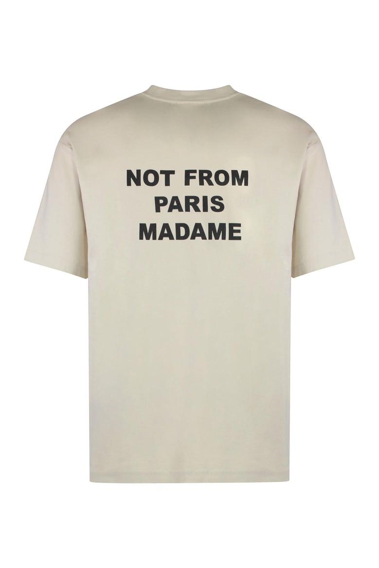 slogan cotton crew-neck t-shirt by Selfnex