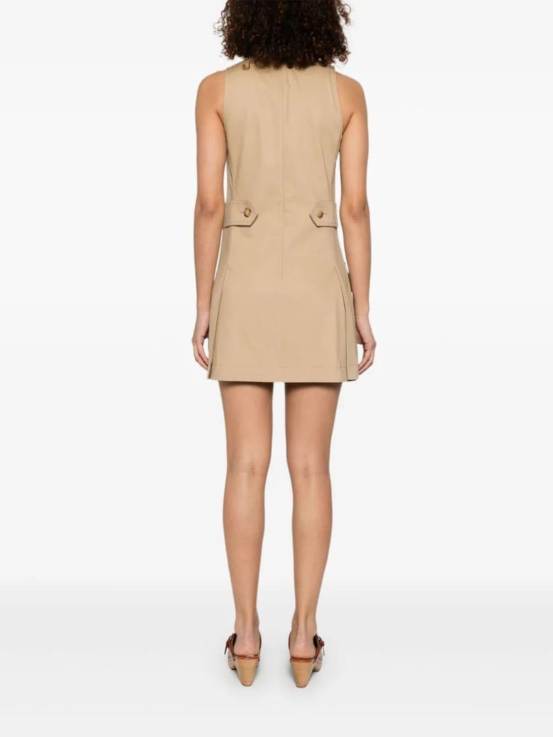 cotton satin dress by Selfnex