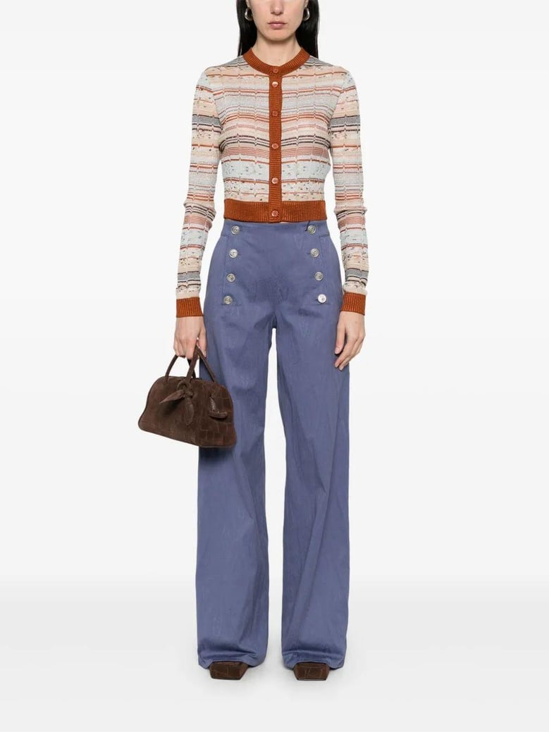 jacquard trousers by Selfnex