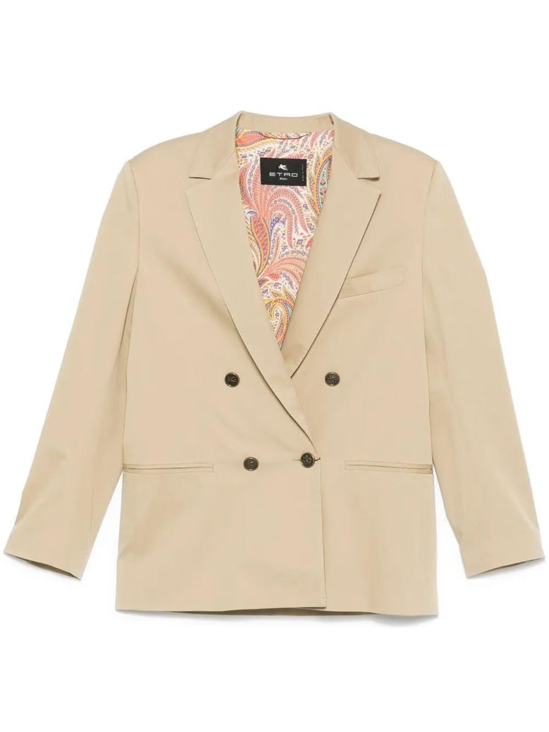 notched lapels blazer by Selfnex