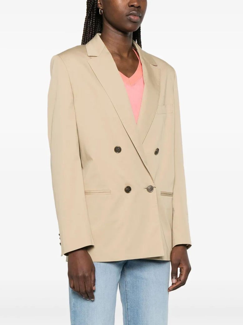 notched lapels blazer by Selfnex