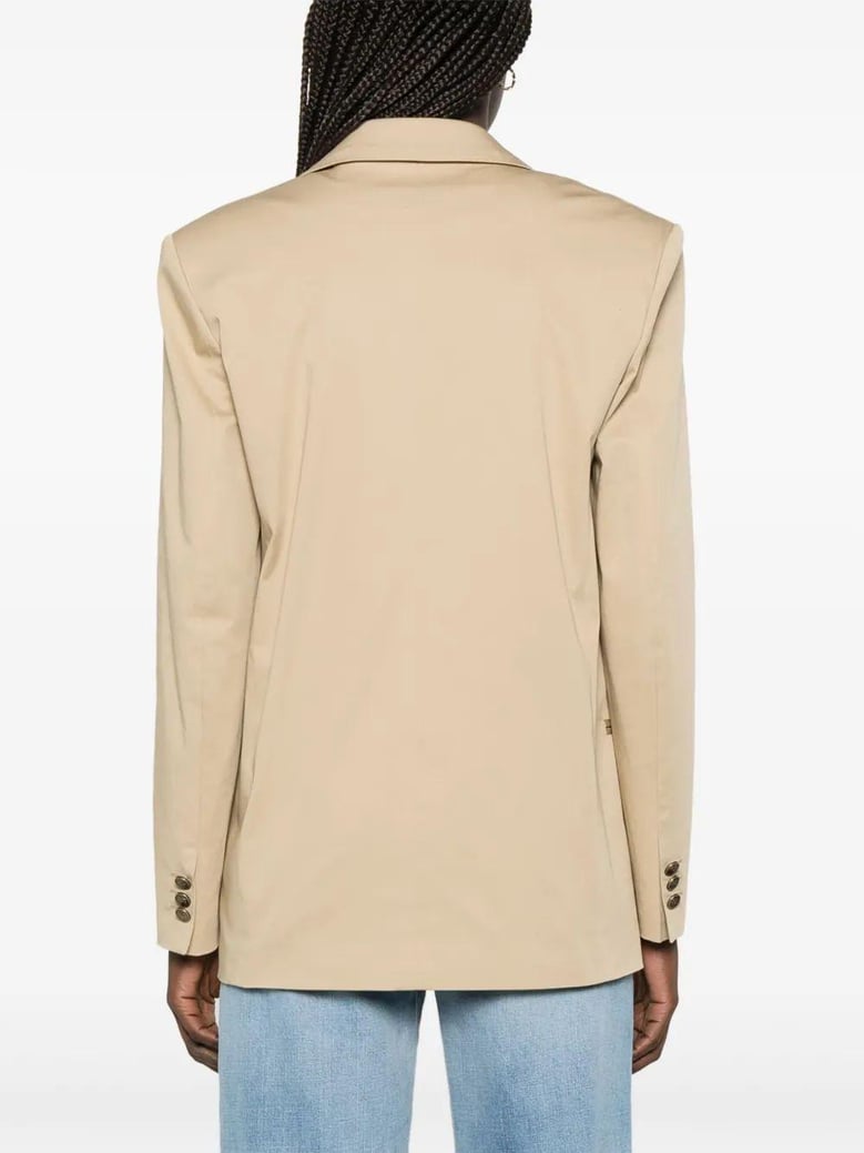 notched lapels blazer by Selfnex