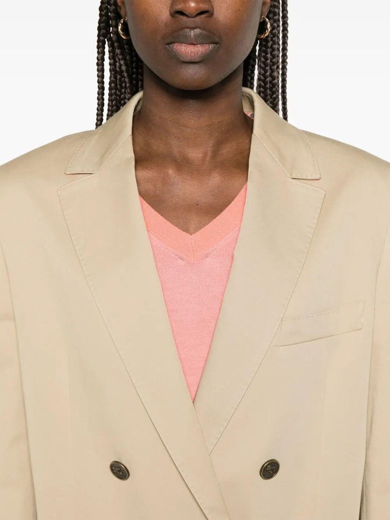 notched lapels blazer by Selfnex