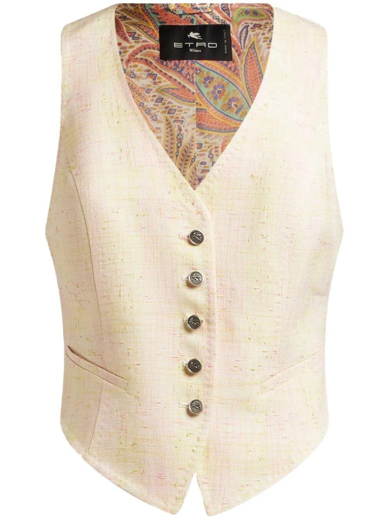 slub waistcoat by Selfnex