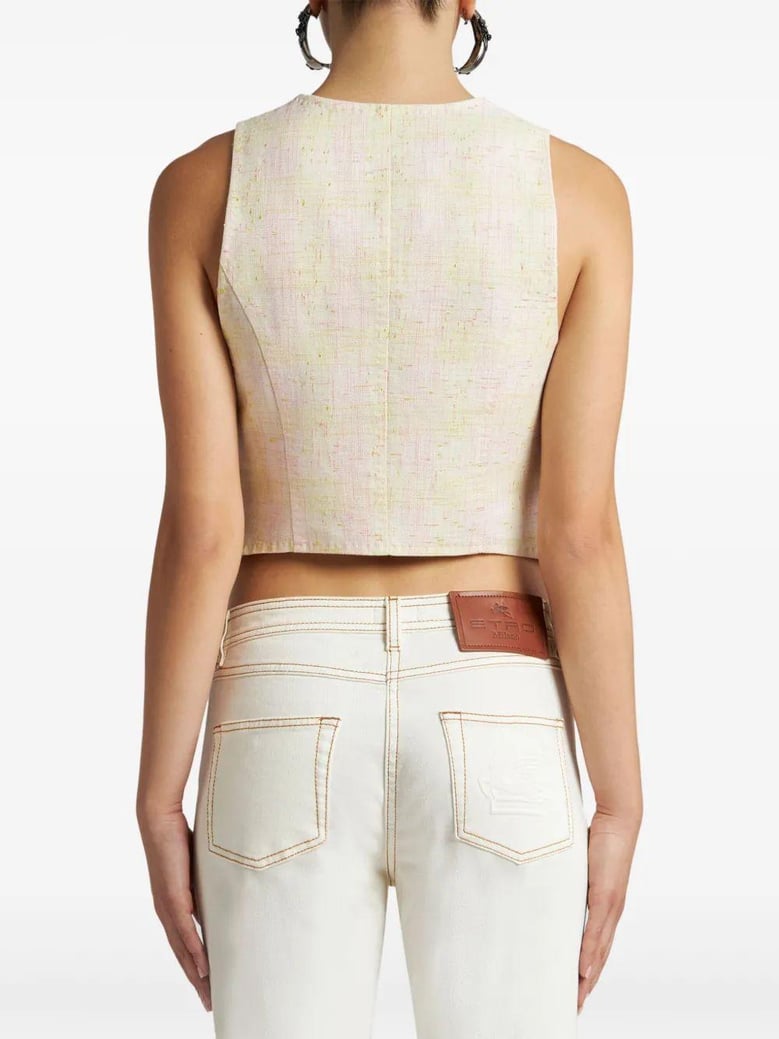 slub waistcoat by Selfnex