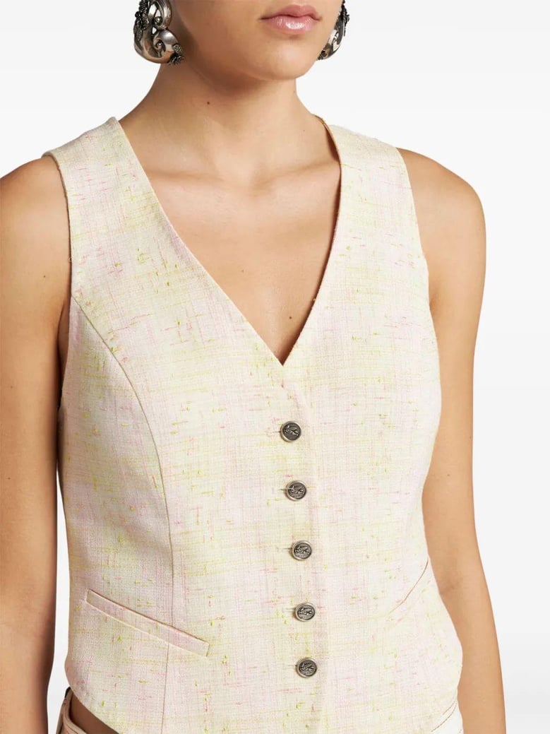 slub waistcoat by Selfnex