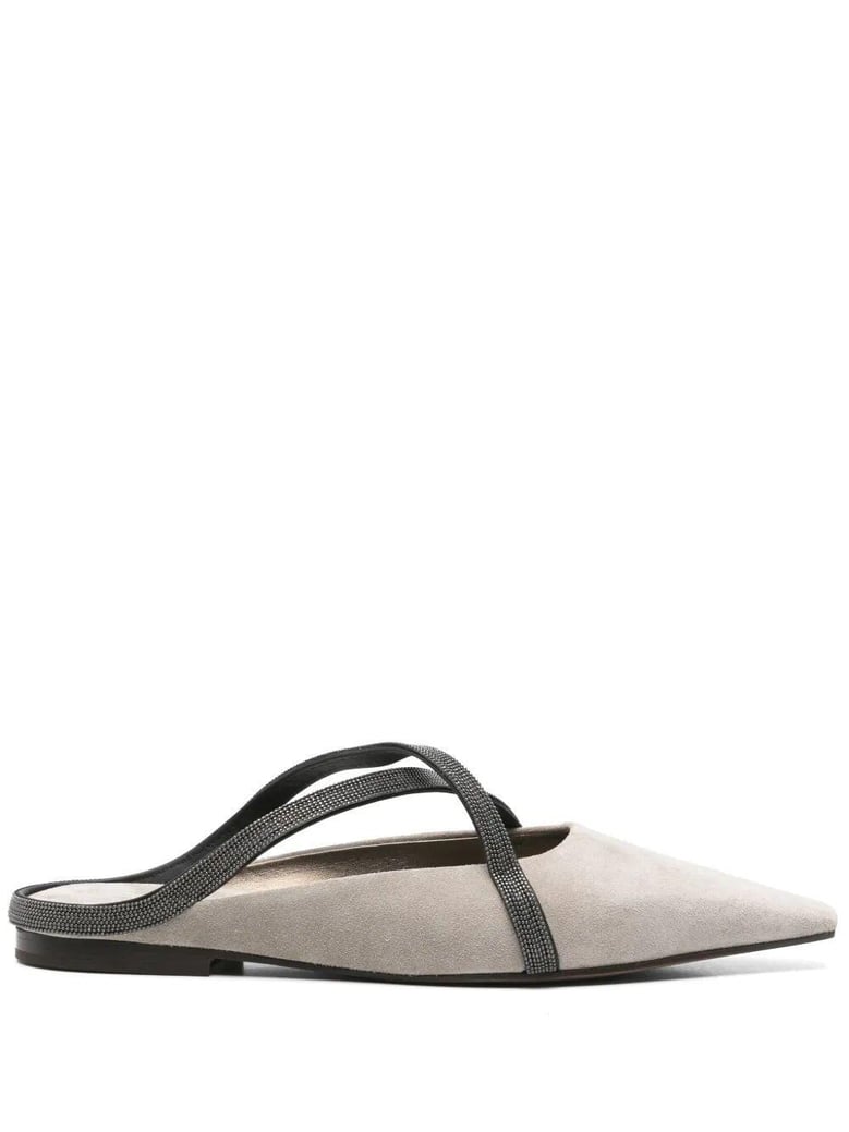 flat square pointed ballet by Selfnex