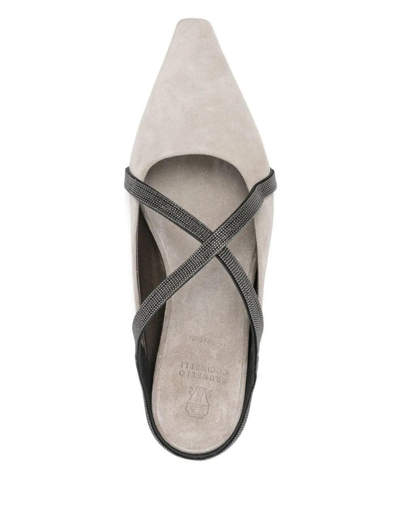 flat square pointed ballet by Selfnex