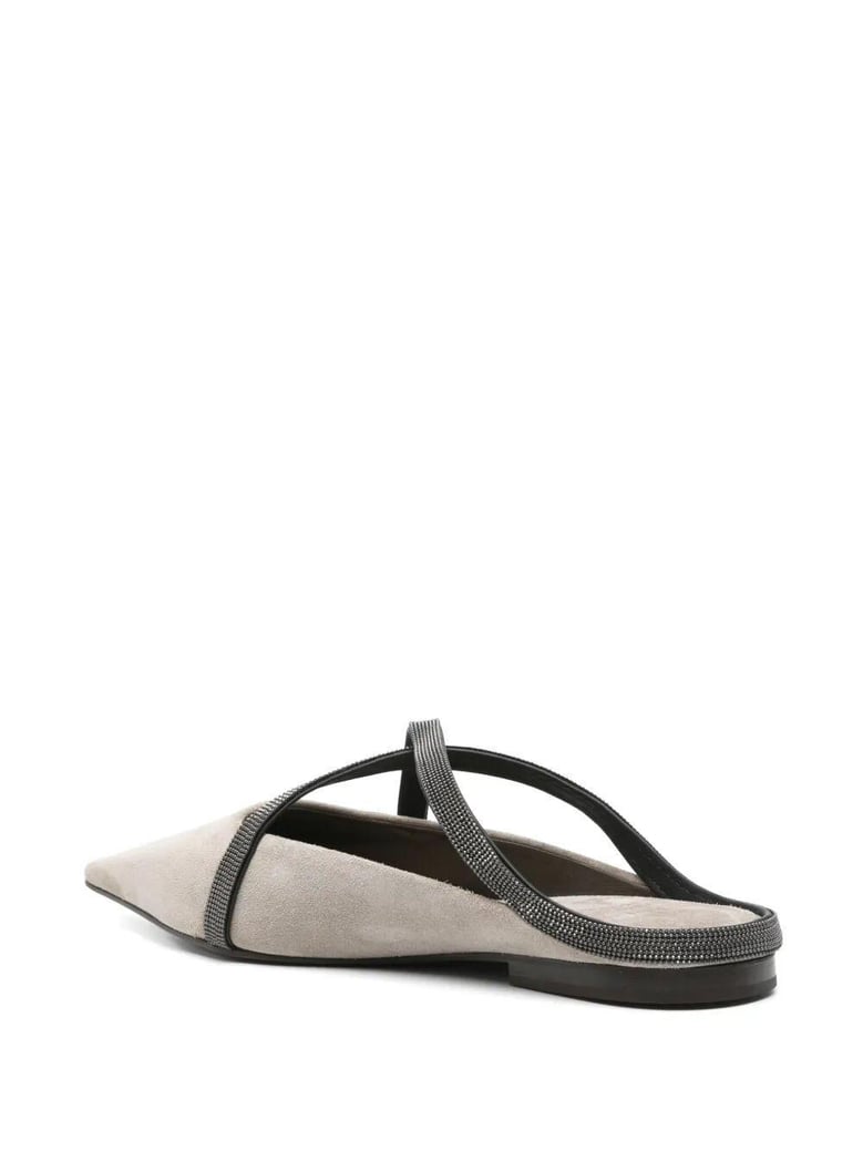 flat square pointed ballet by Selfnex