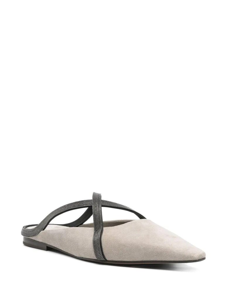 flat square pointed ballet by Selfnex