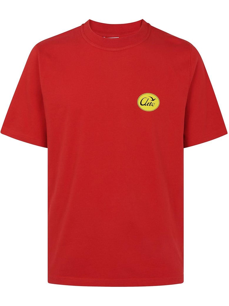 small circled bird logo t-shirt by Selfnex