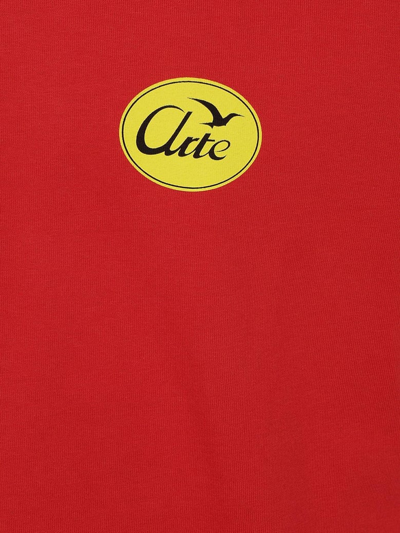 small circled bird logo t-shirt by Selfnex