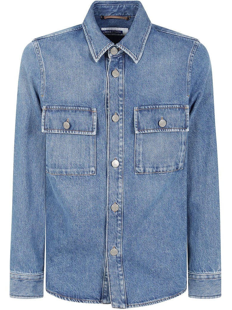 light jacket denim blue vintage by Selfnex