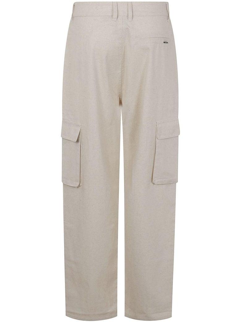 linen cargo pants by Selfnex