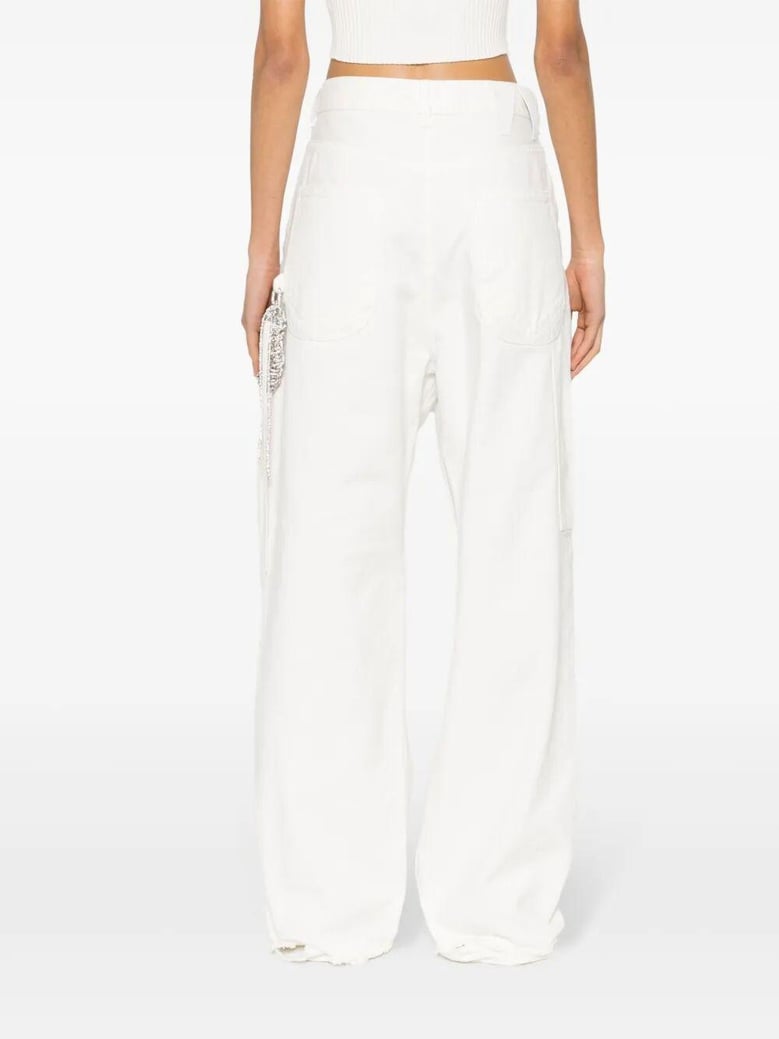 lisa chain loose fit carpenter denim by Selfnex