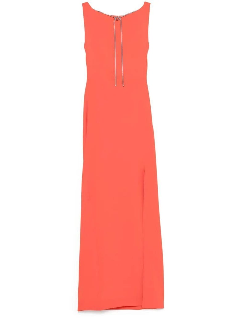 creso silk long dress by Selfnex