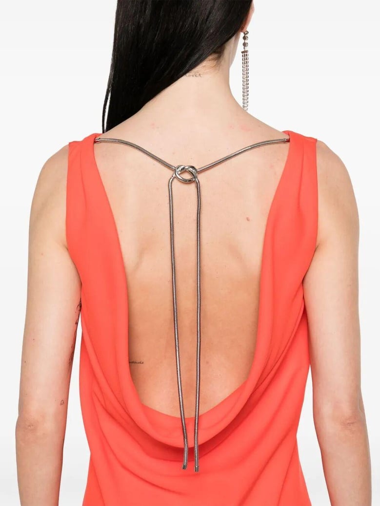 creso silk long dress by Selfnex