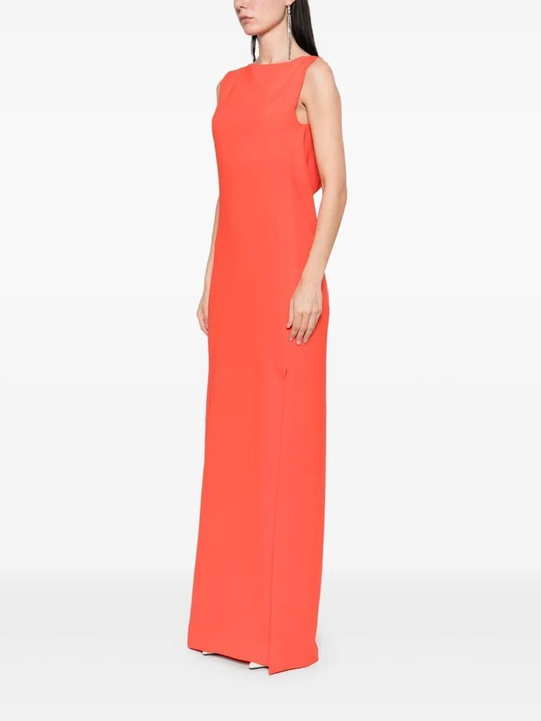 creso silk long dress by Selfnex